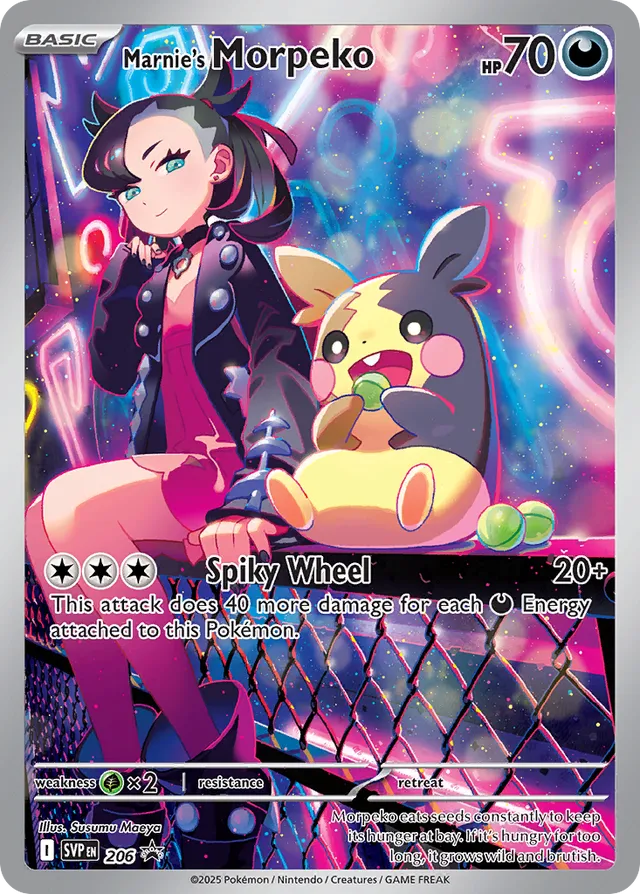 PokeDATA - Check current Pokemon card values for Marnie's Morpeko 206!